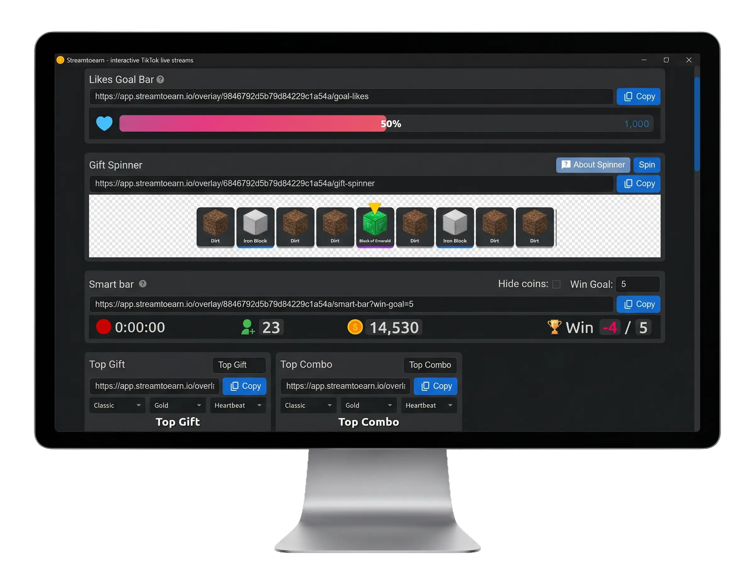 Overlay editor mockup