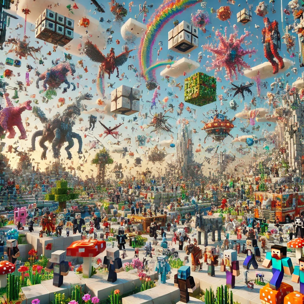 Interactive minecraft games for tik tok live